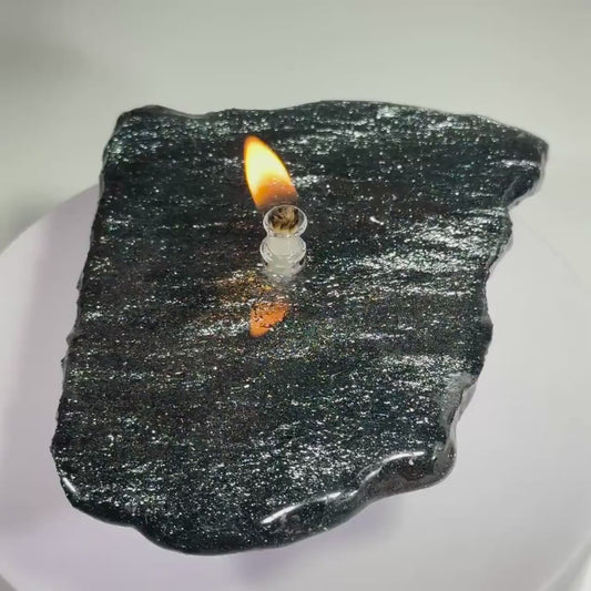 Specular Hematite Rock Candle