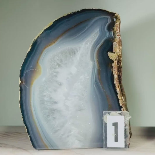 Agate Tea Light Holder