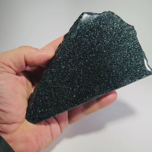 Specular Hematite freestanding cut base