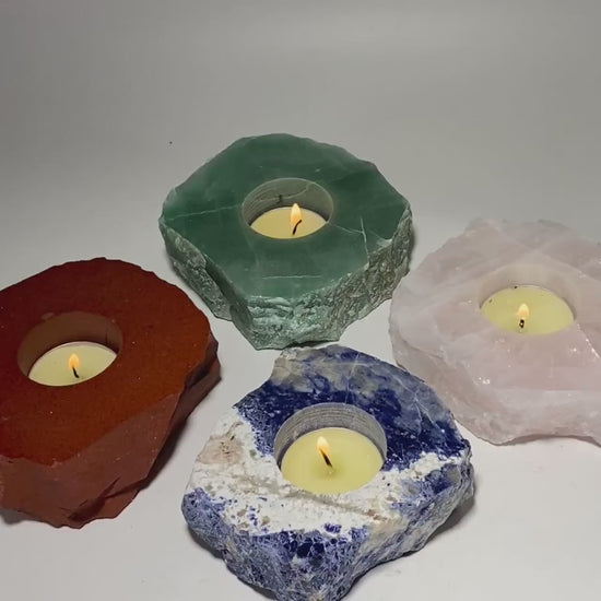 Gemstone Tea Light Holder