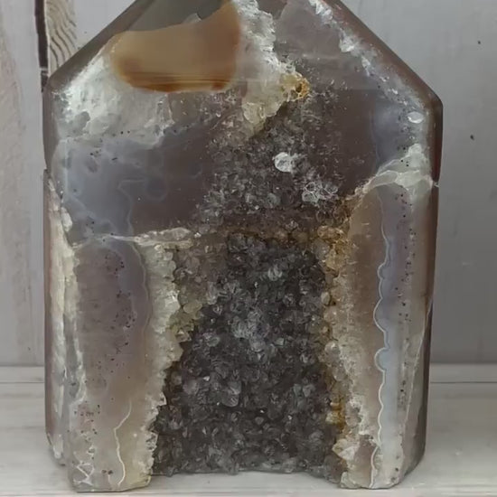 Large Druzy Agate Tower -  YOU PICK