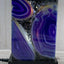 Accent Lamp, purple agate, 7-in tall - RocciaRoba