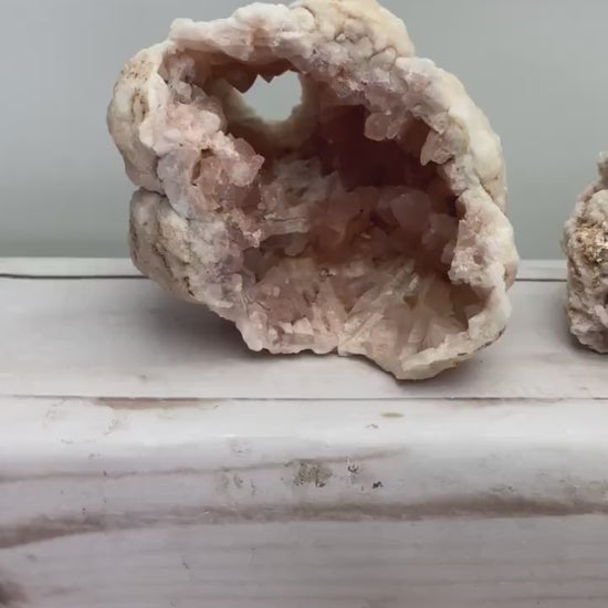 Rare, large pink amethyst  geode