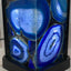 Agate Table Lamp - 7" Blue agate 2-sided - RocciaRoba