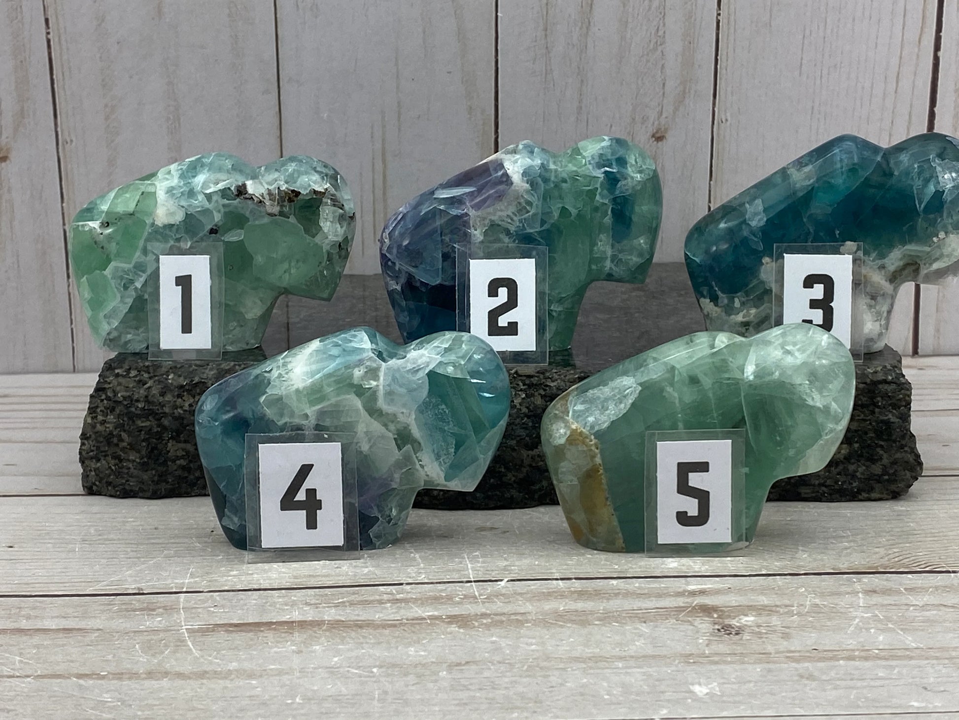 Bison-shaped Fluorite - RocciaRoba