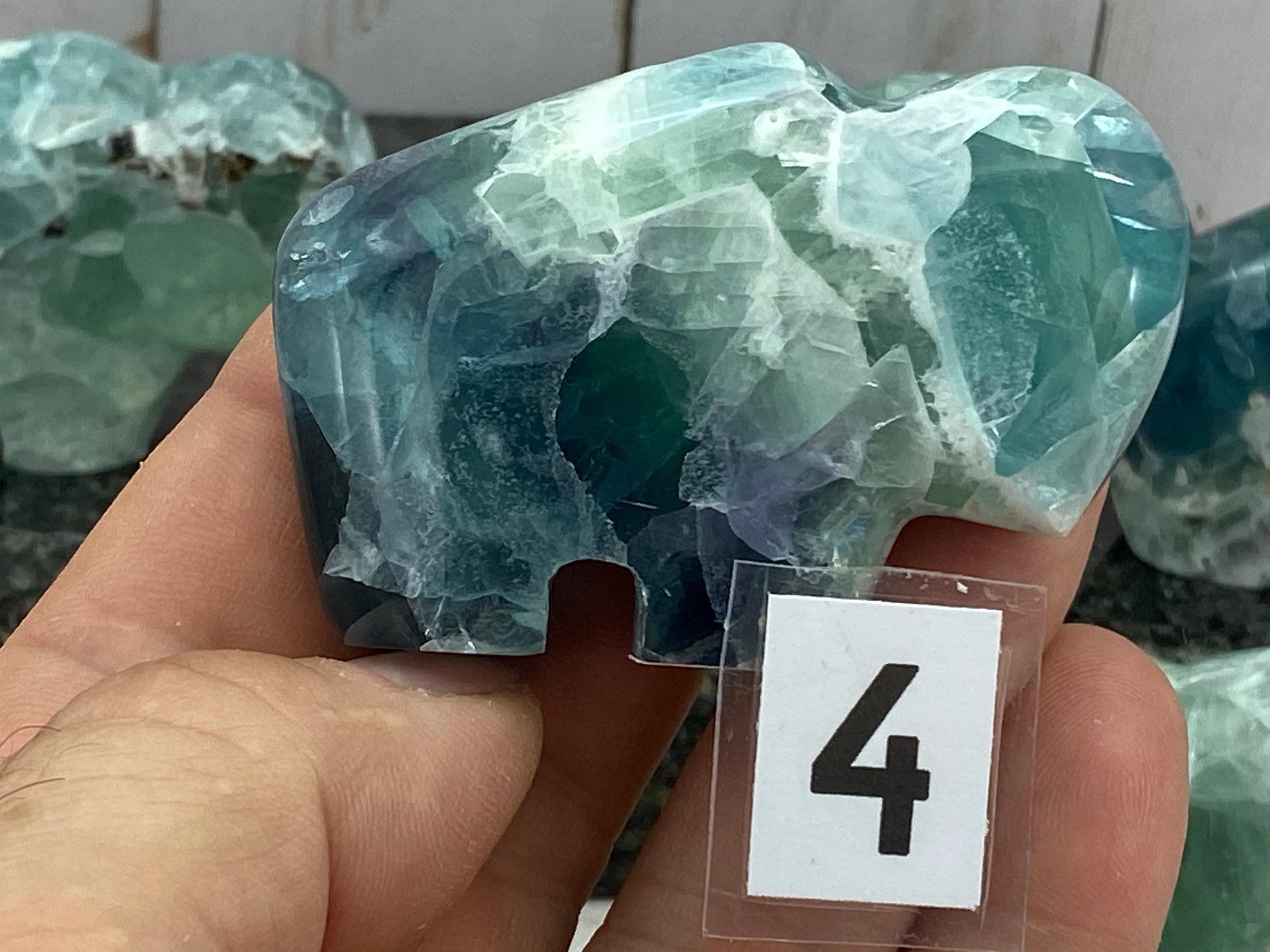 Bison-shaped Fluorite - RocciaRoba