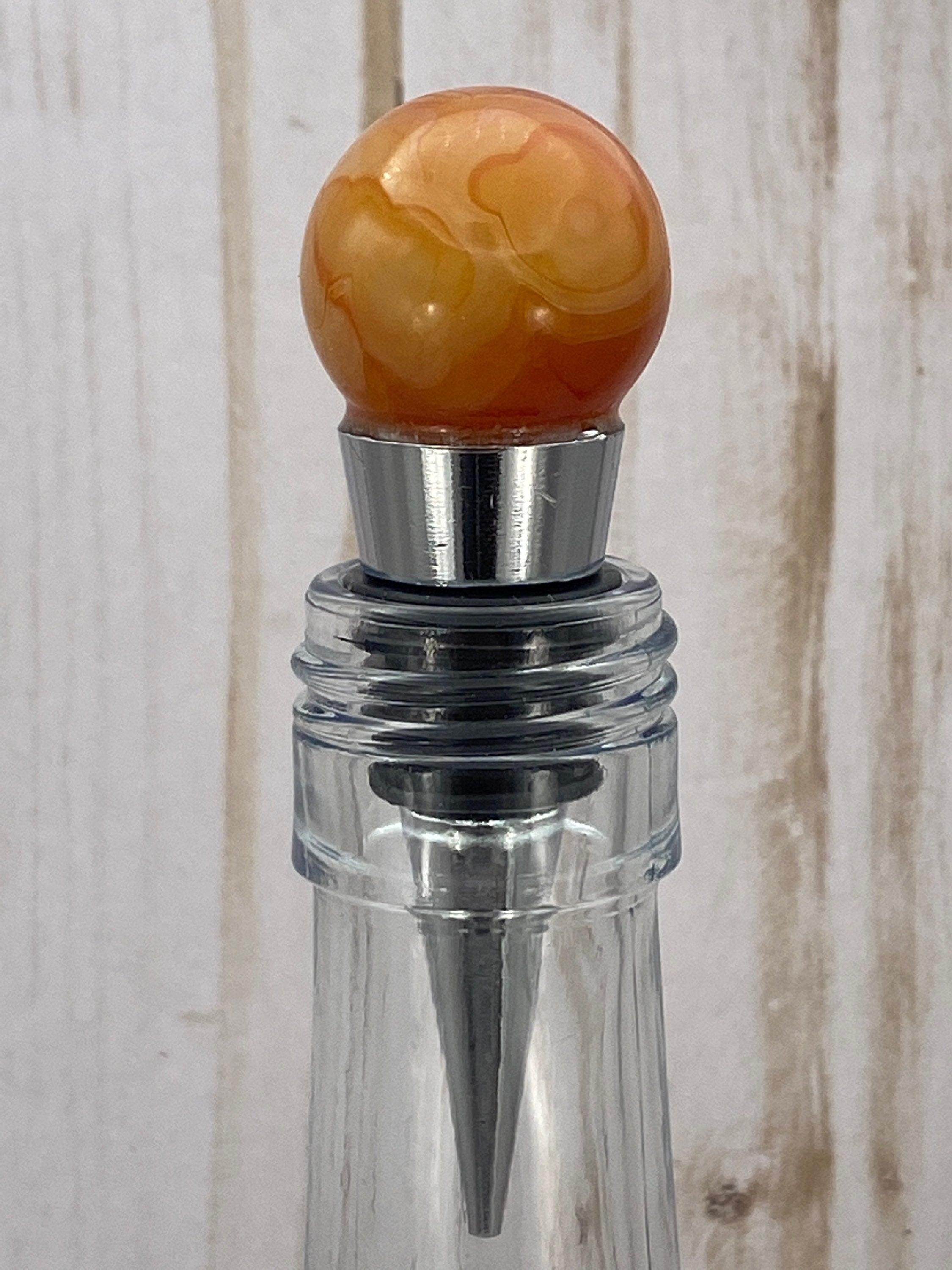 Bottle stopper - gemstone sphere specimens - RocciaRoba