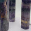 Rainbow fluorite crystal obelisk
