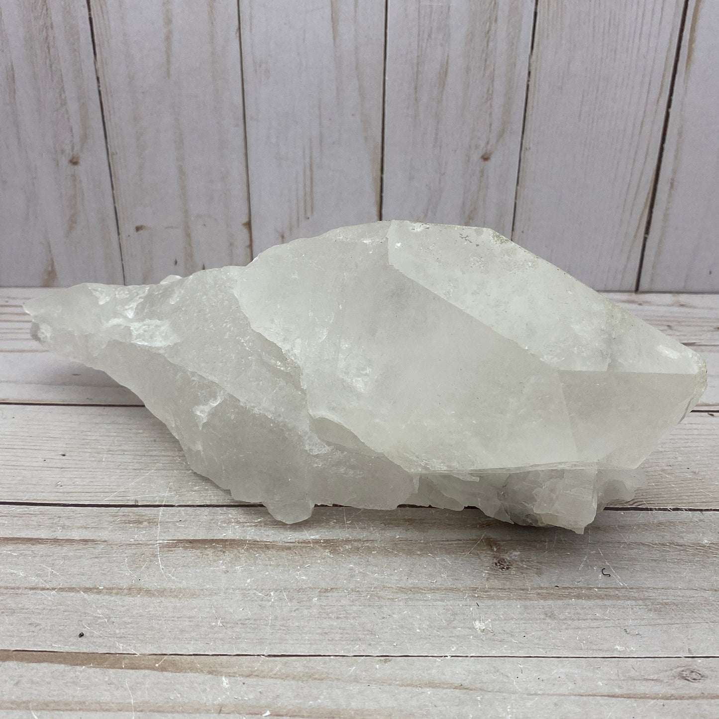 Clear quartz crystal cluster point, 3.75lbs+