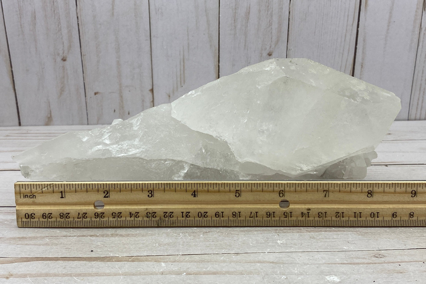 Clear quartz crystal cluster point, 3.75lbs+