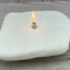 Santorini Marble Rock Candle | Rock oil lamp, crystal candle, stone oil lamp, marble oil lamp, white candle, rock oil candle