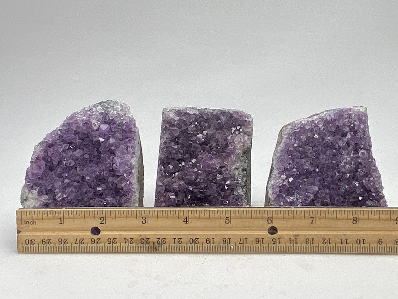 Amethyst cut base cluster 8-16 oz