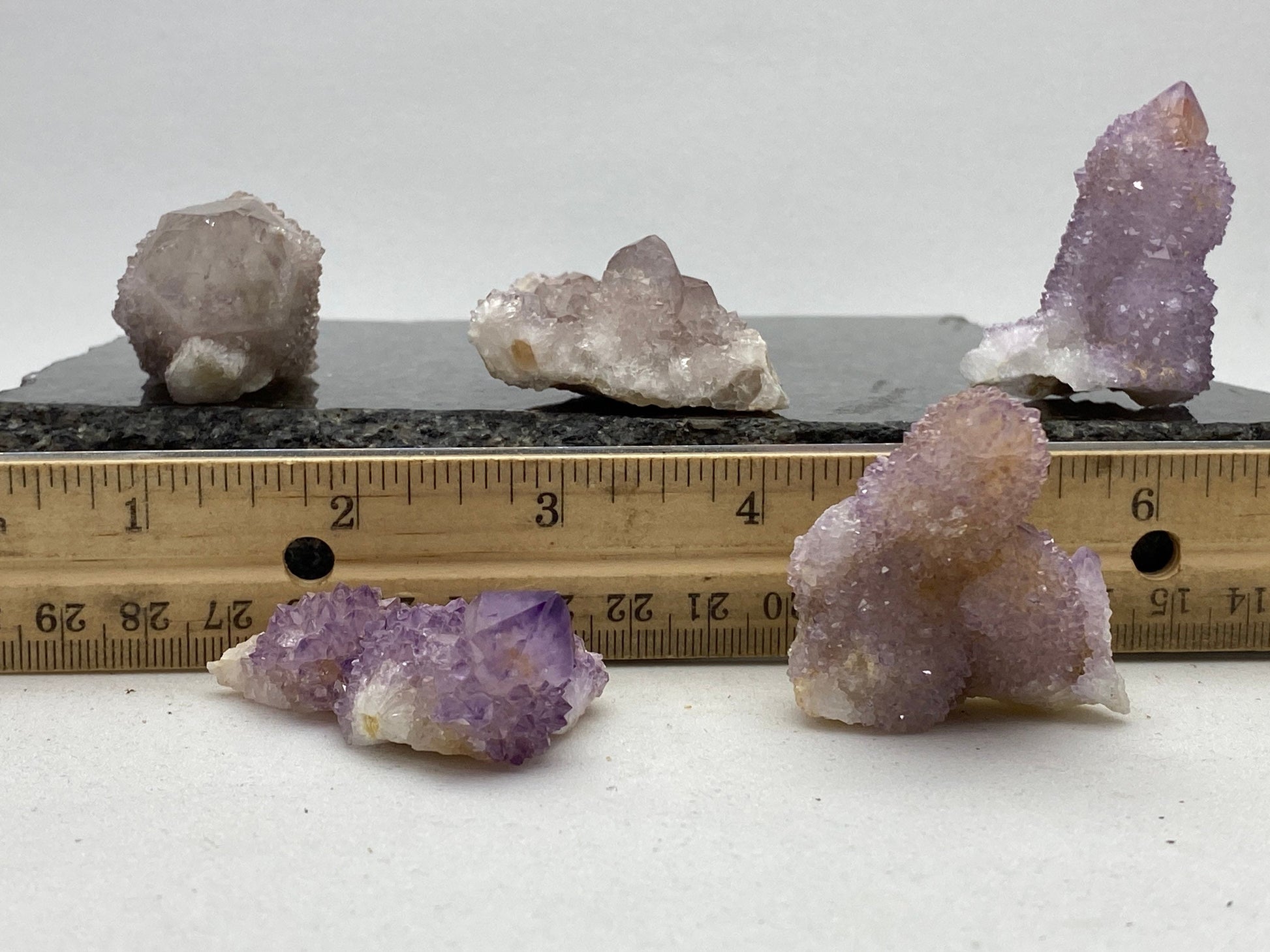Spirit quartz cluster with citrine, amethyst