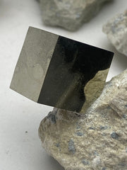 Medium Pyrite cube crystals from Navajun Spain