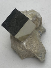 Medium Pyrite cube crystals from Navajun Spain