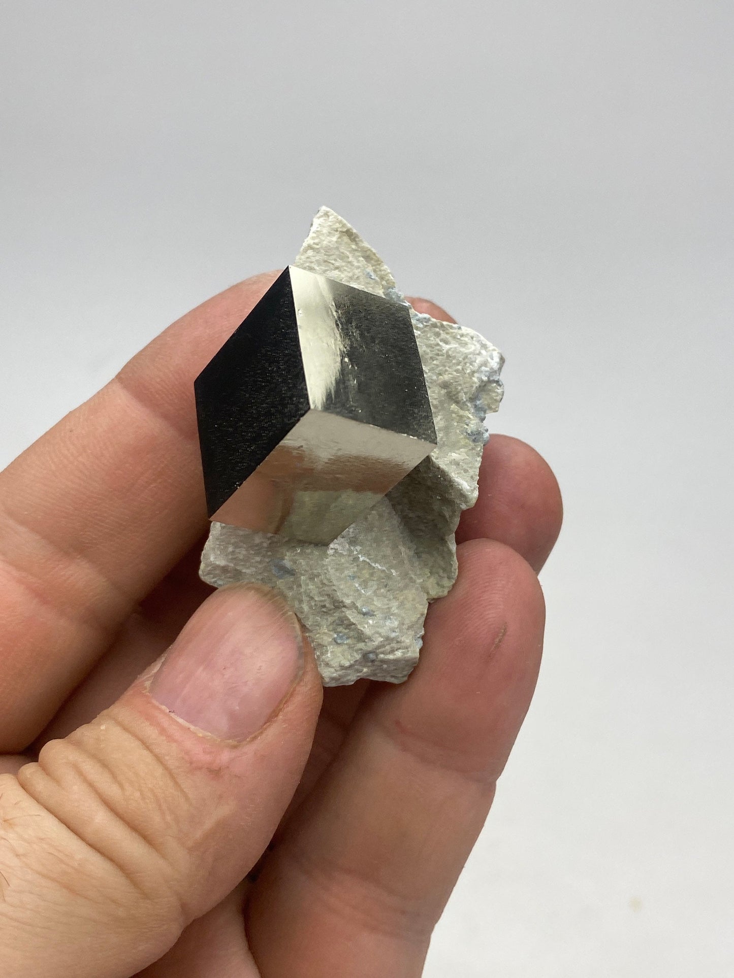 Medium Pyrite cube crystals from Navajun Spain