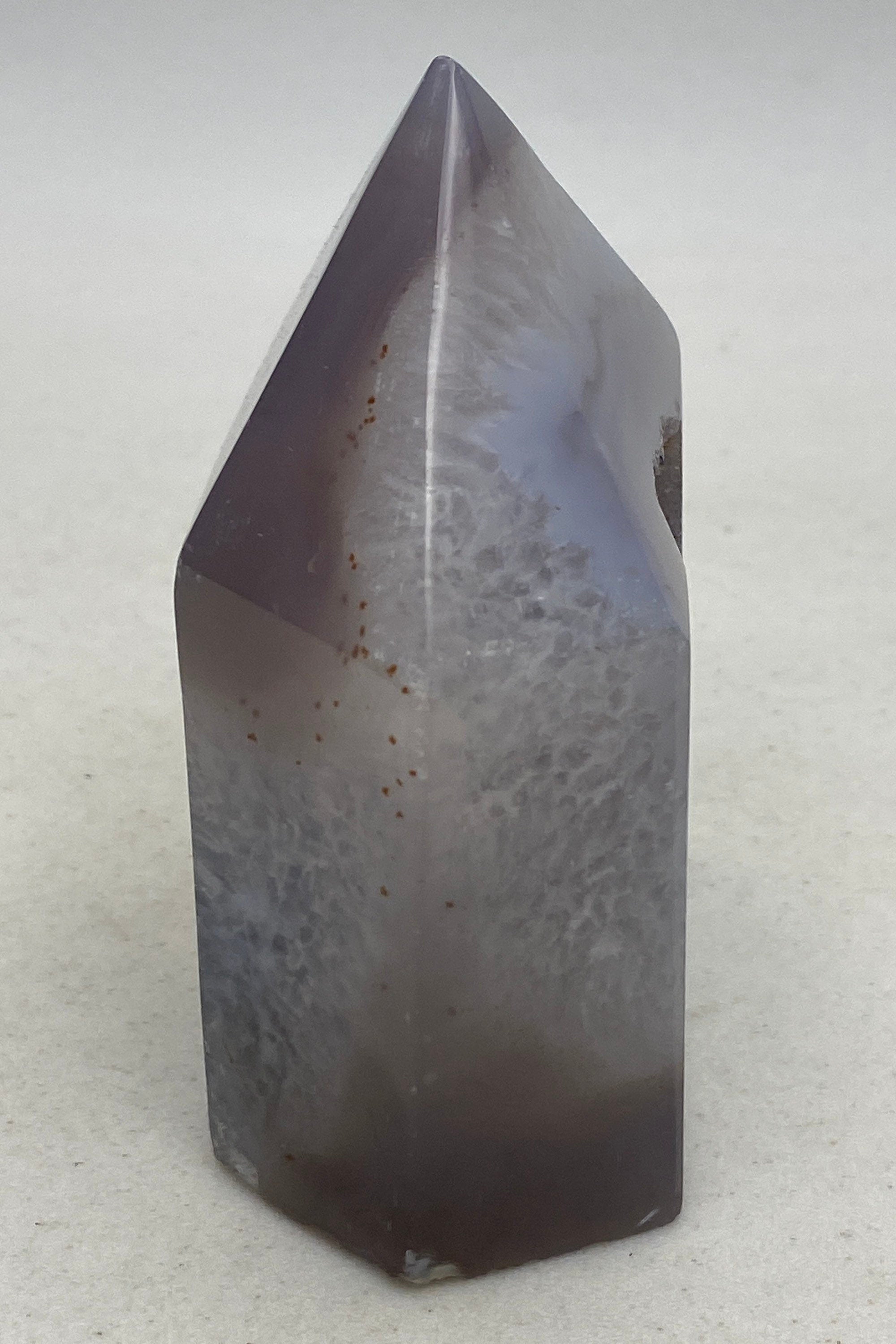 Agate geode obelisk