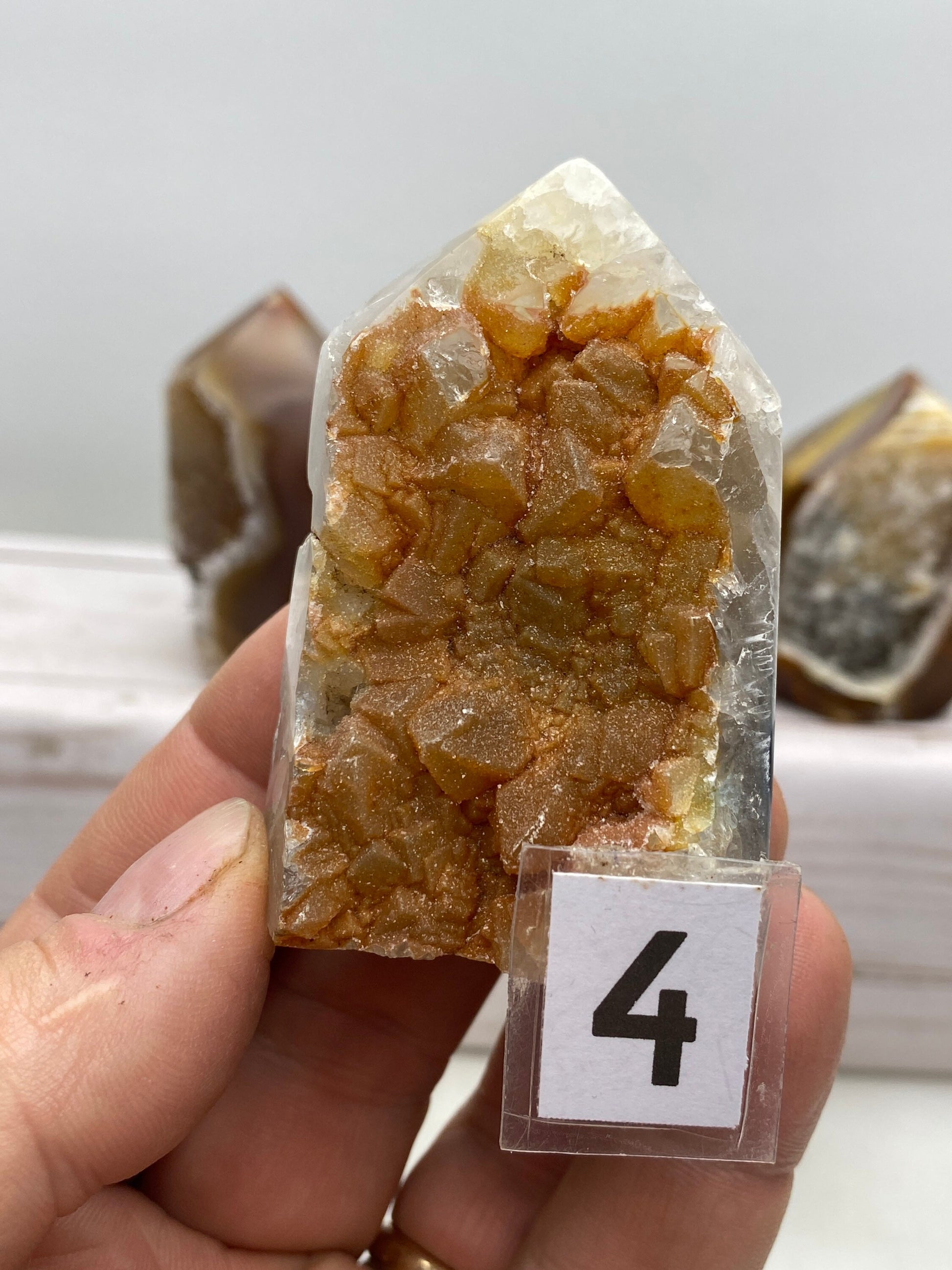 Medium Druzy Agate Tower YOU PICK - RocciaRoba