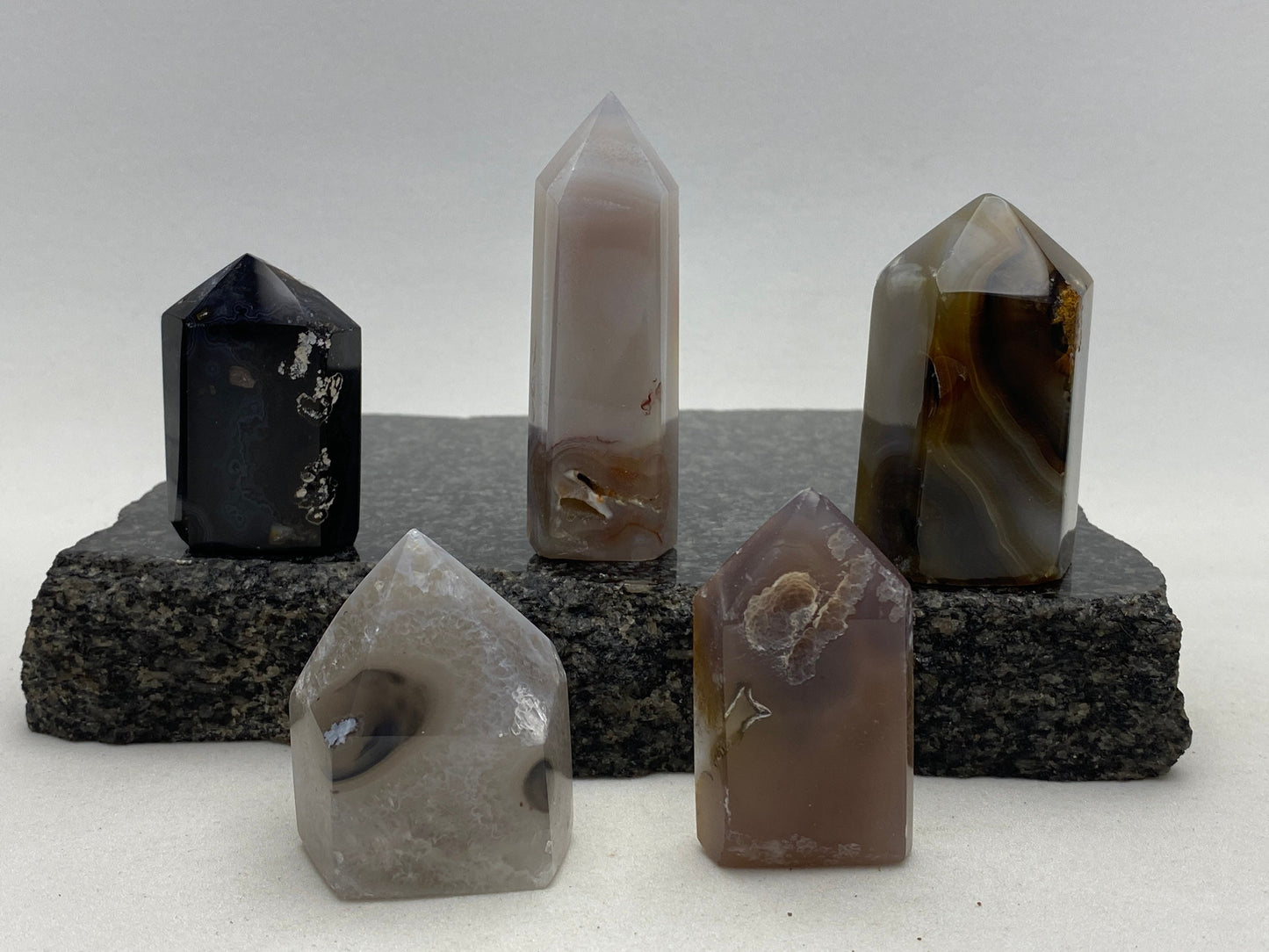 Small Druzy Agate Tower YOU PICK