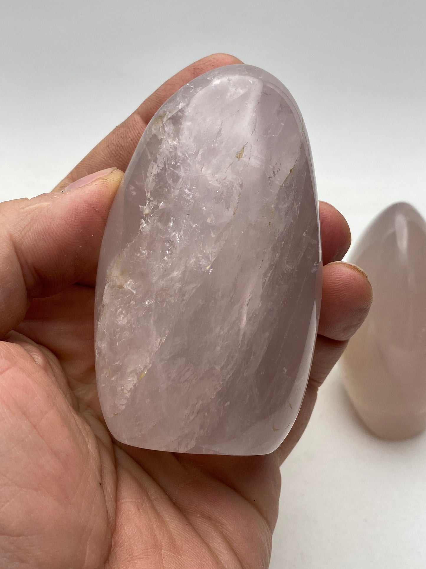 Rose Quartz crystal | freeform, 300-500g pink quartz, pink crystal, quartz statue, freeform rose quartz, free standing crystal