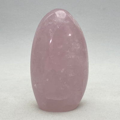 Rose quartz crystal freeform