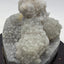 Amethyst crystal stalactite on wood base