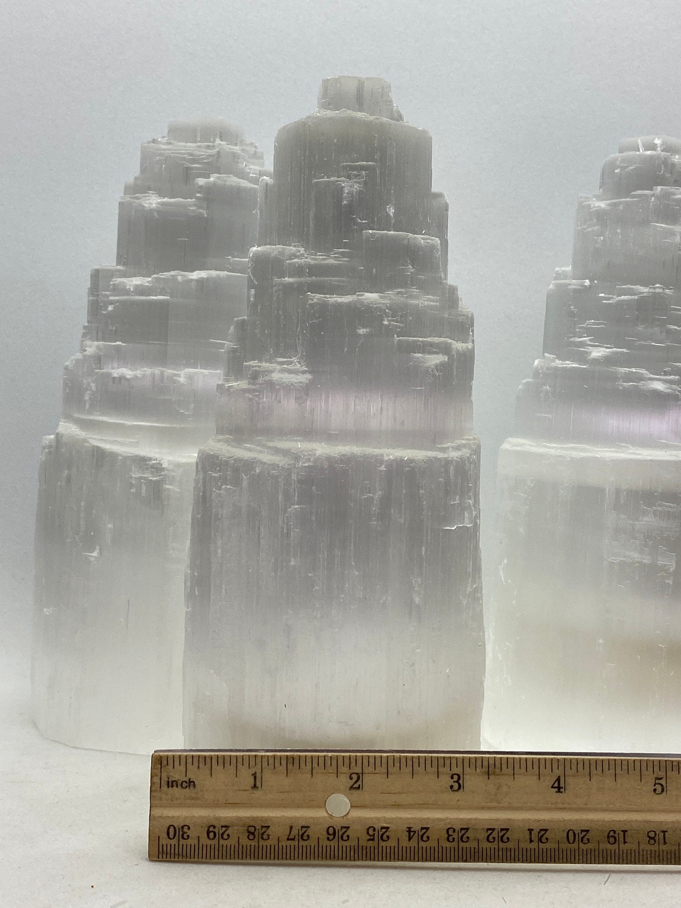 Selenite tower - Approx 8 inch tall