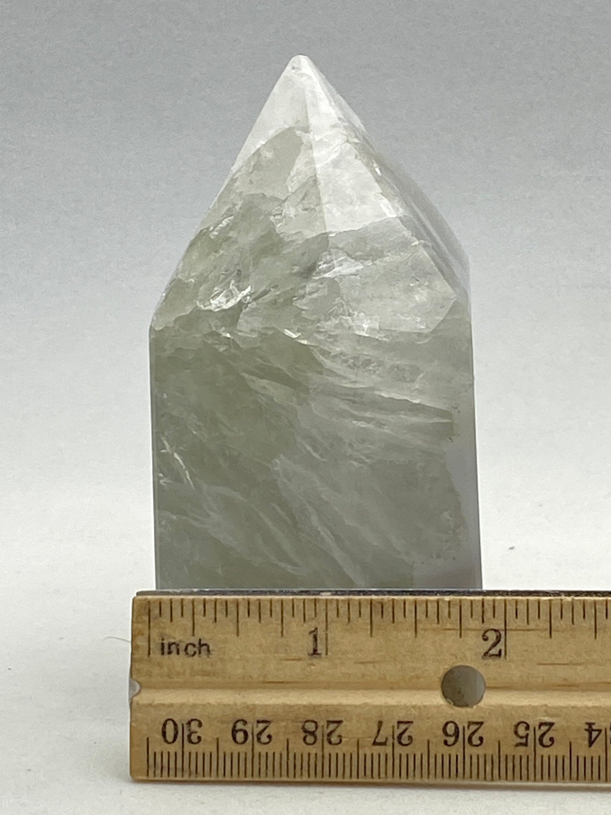 Agate geode obelisk