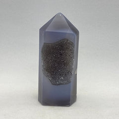 Agate geode obelisk