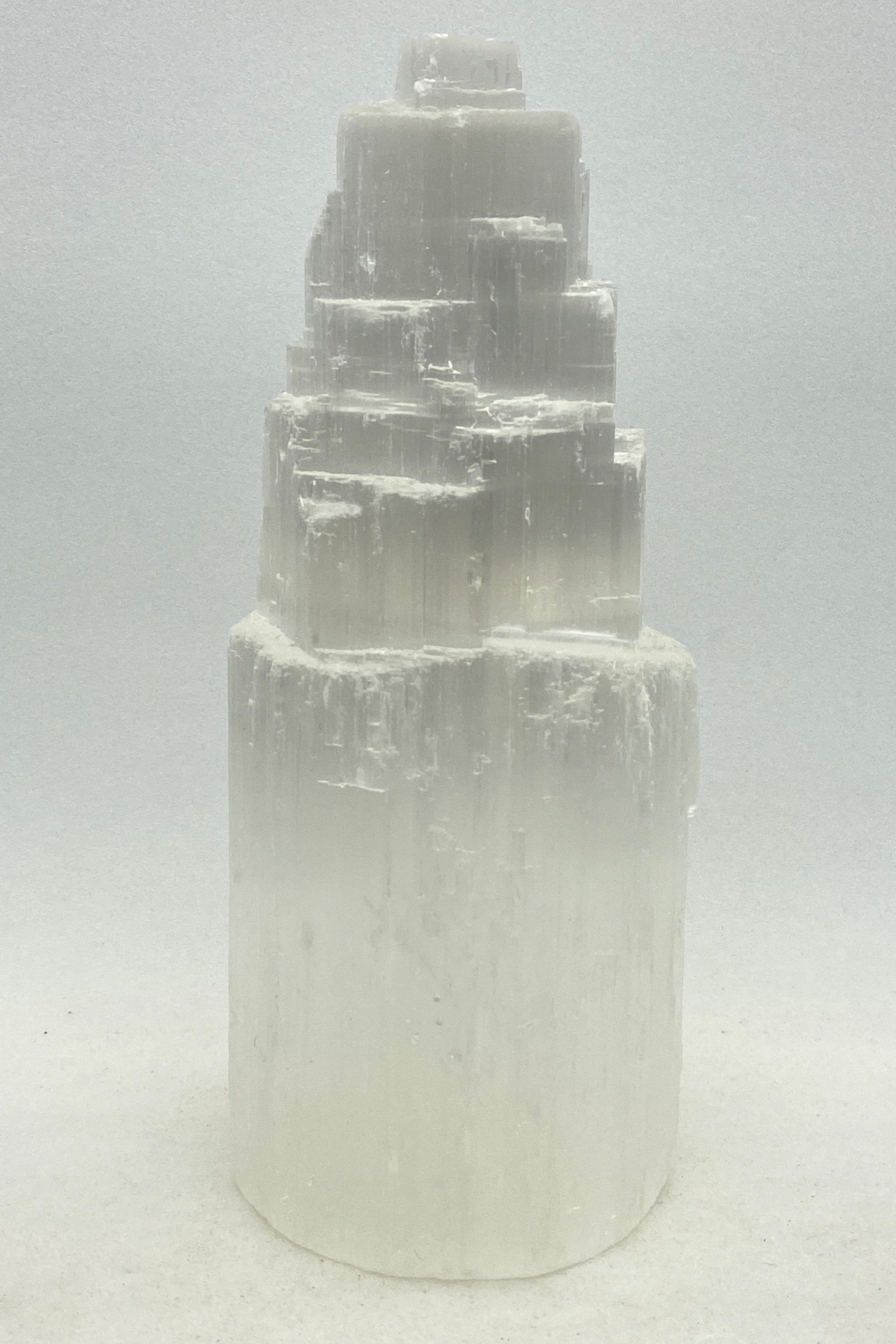 Selenite tower - Approx 8 inch tall