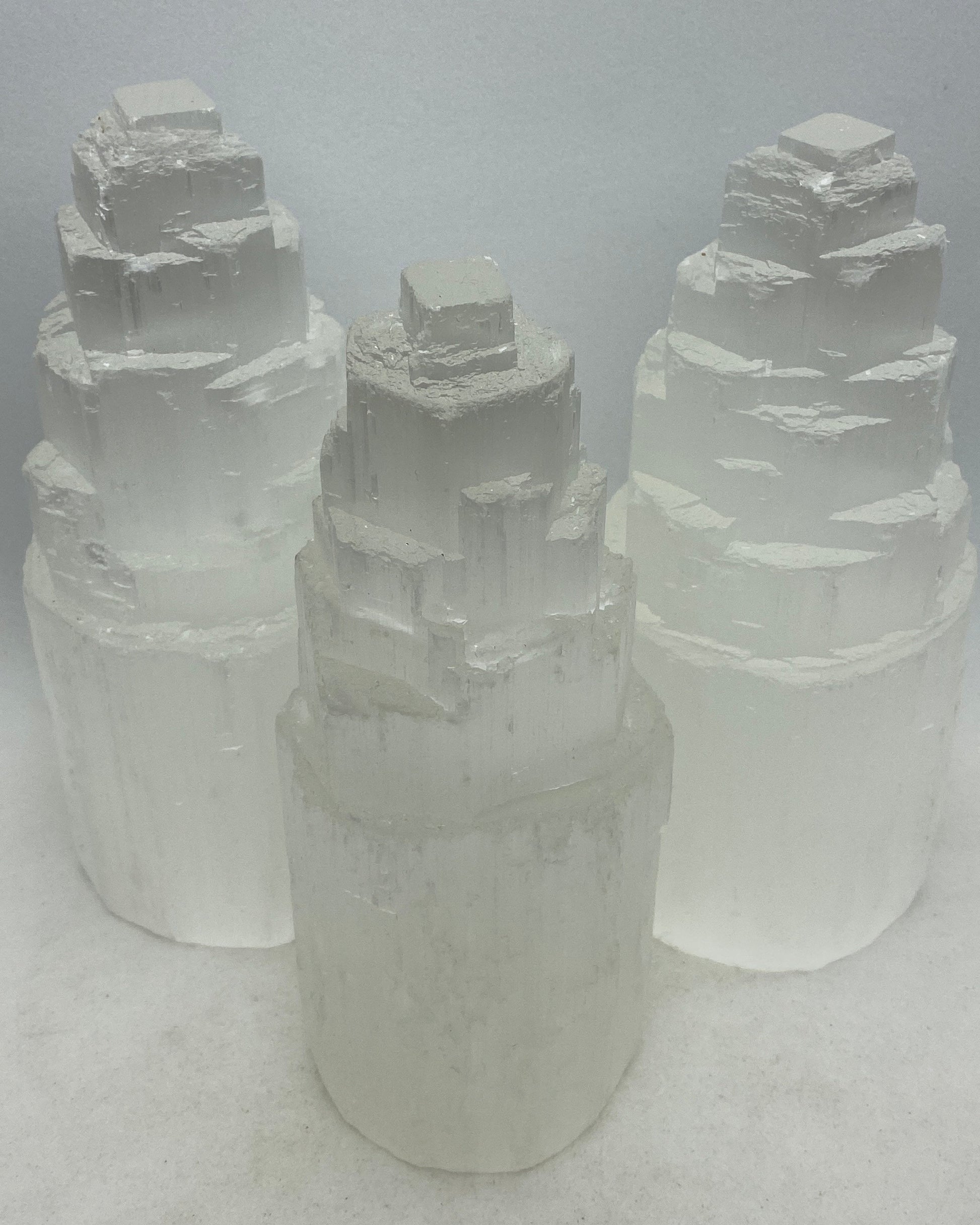 Selenite tower - Approx 8 inch tall