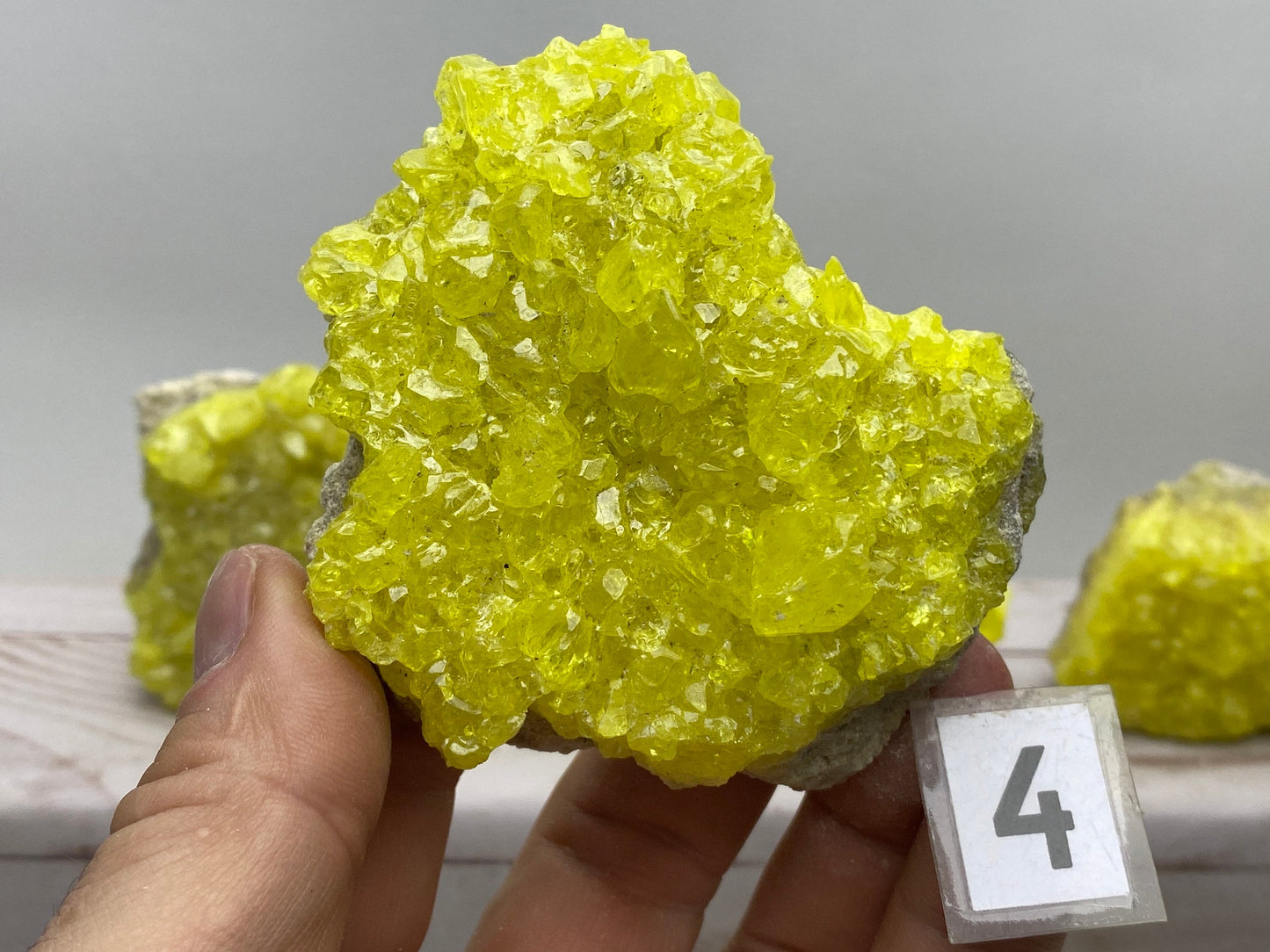 Sulfur Crystal Cluster