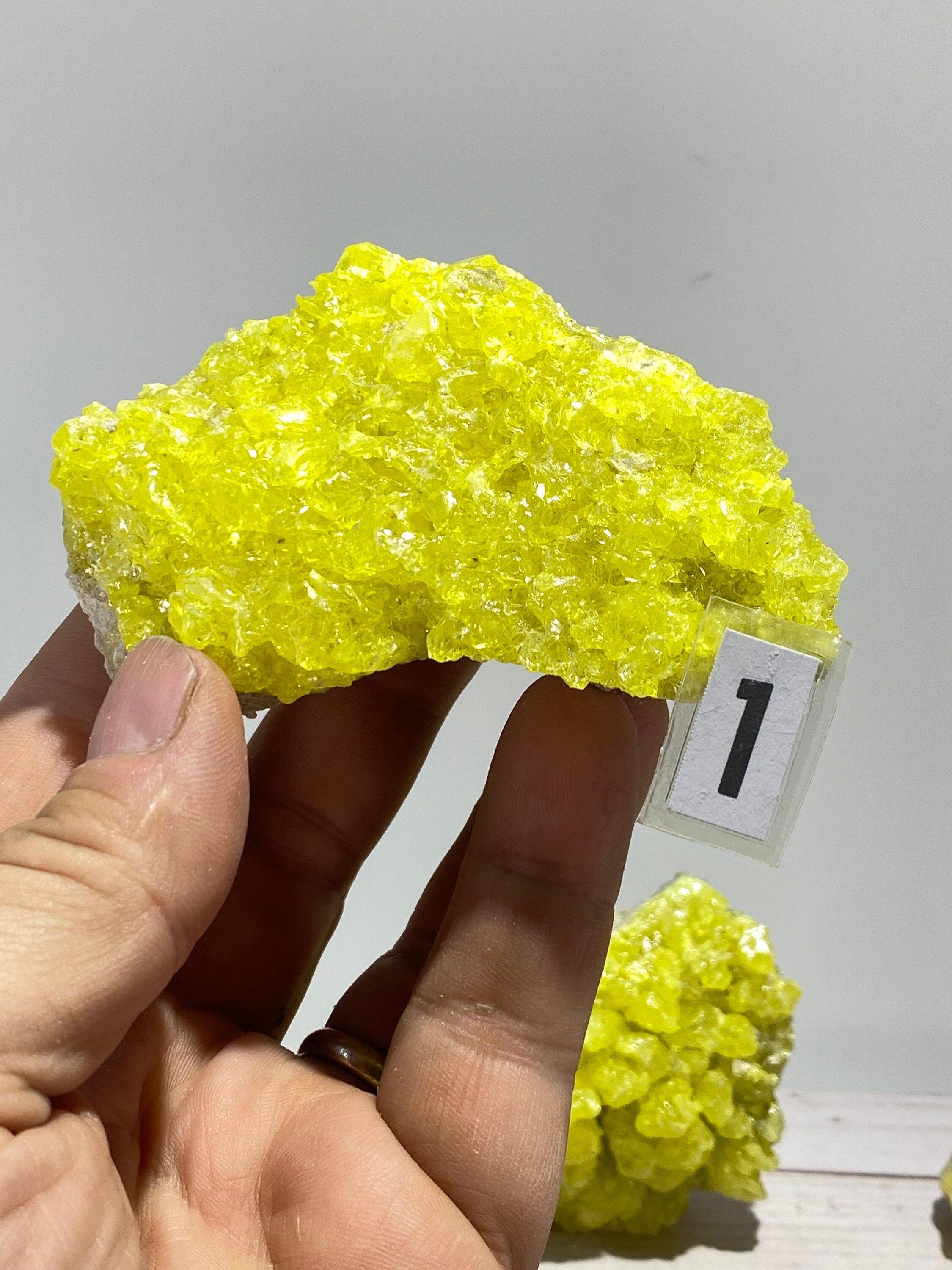 Sulfur Crystal Cluster