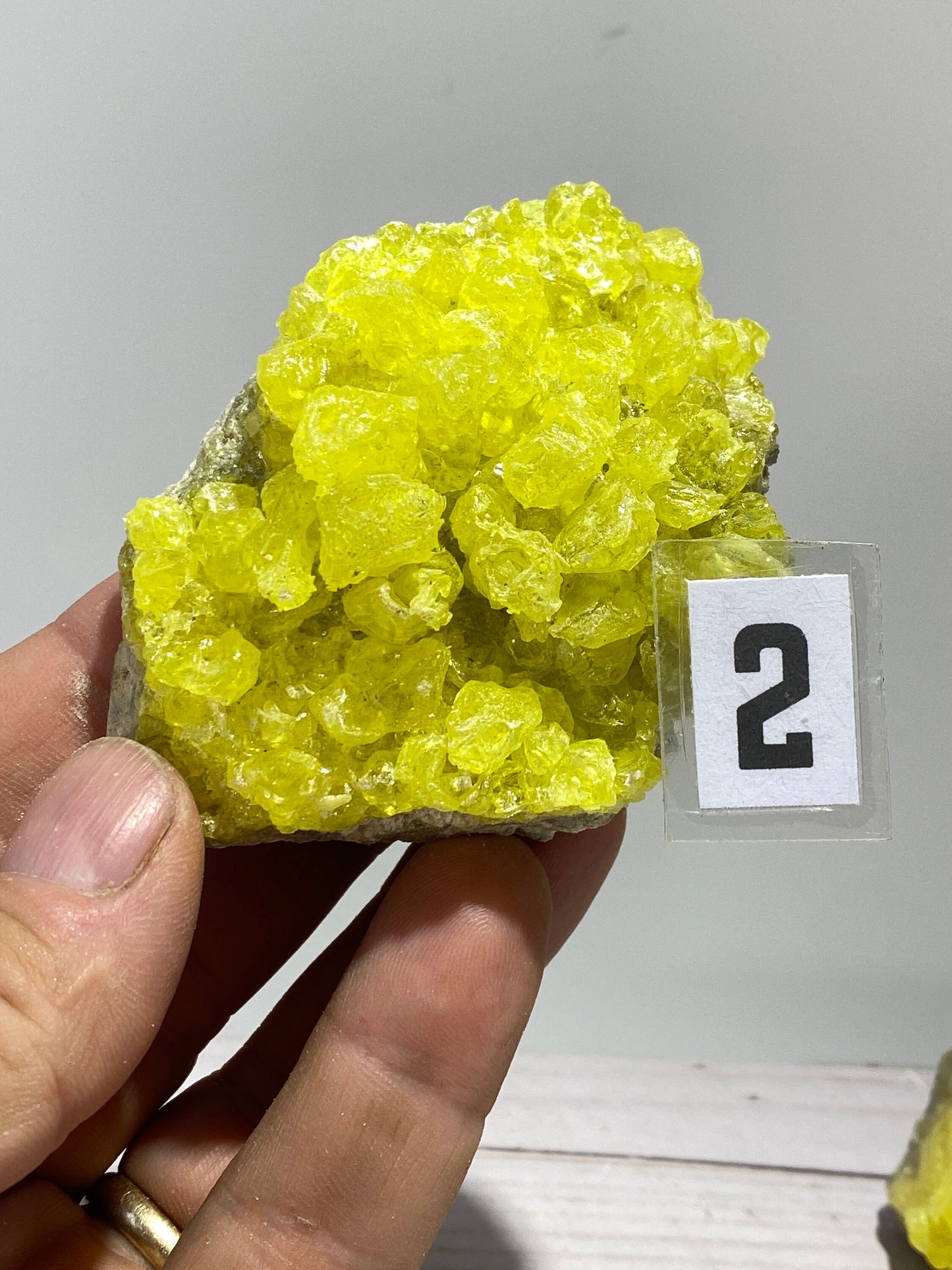 Sulfur Crystal Cluster