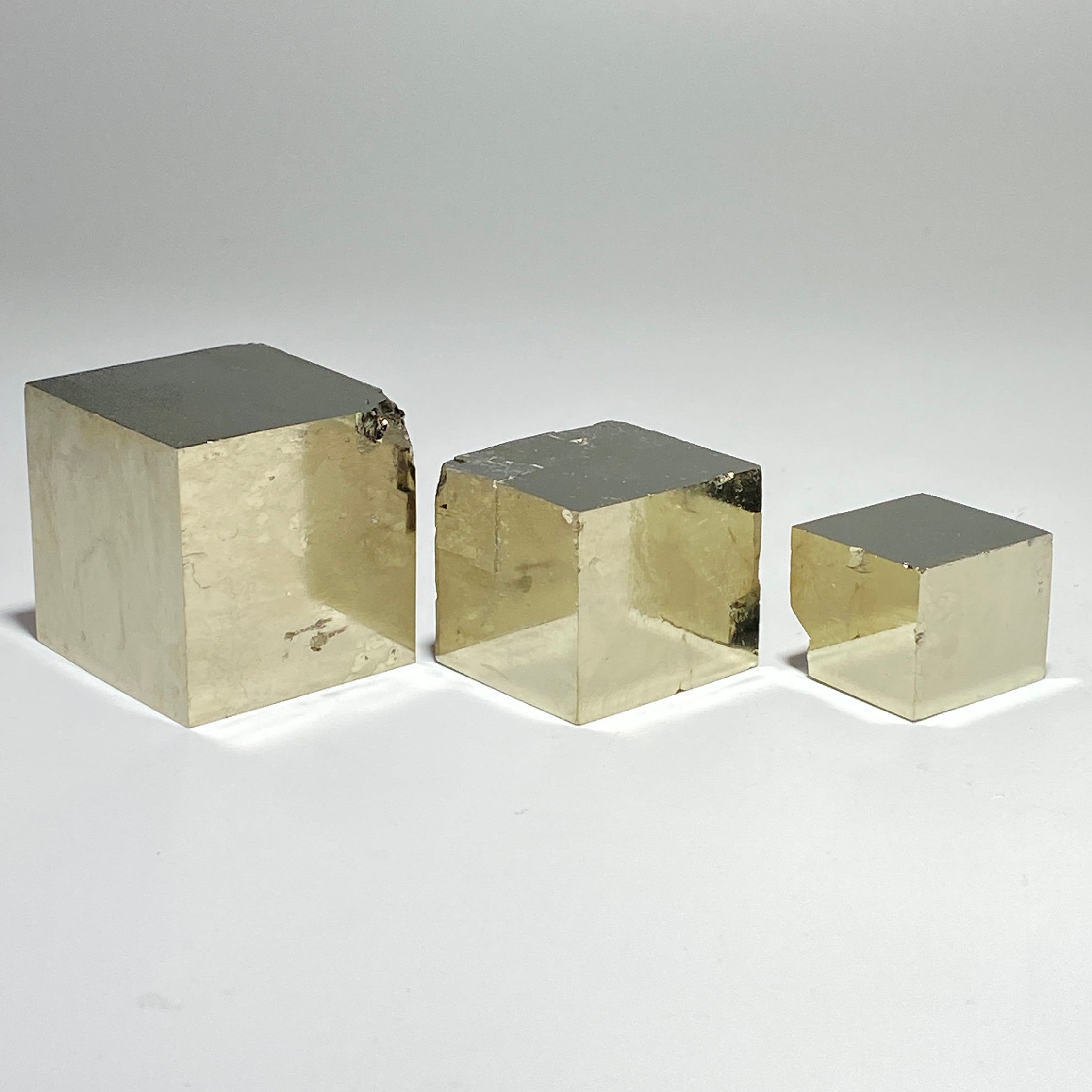 Pyrite cube crystals from Navajun Spain