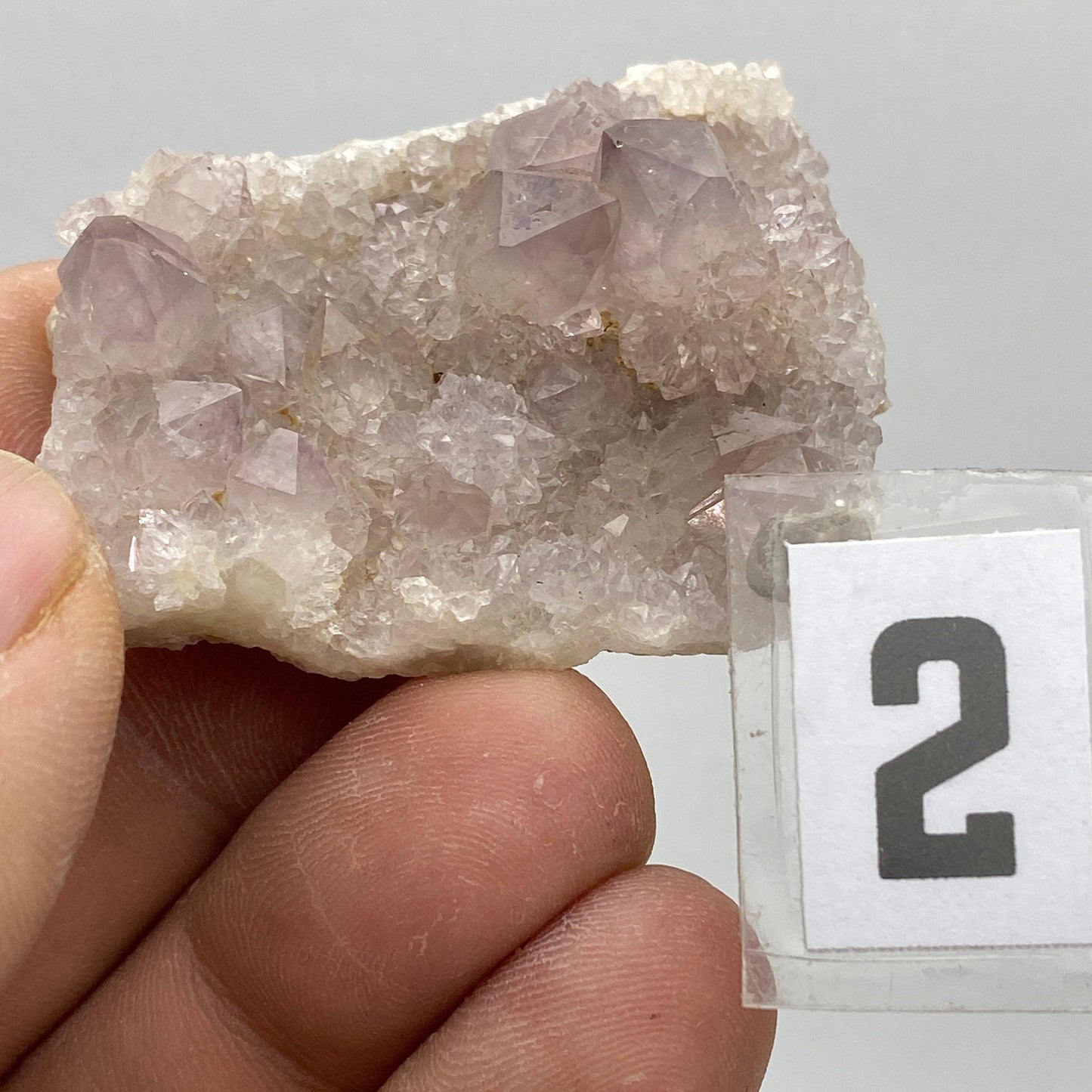 Spirit quartz cluster with citrine, amethyst