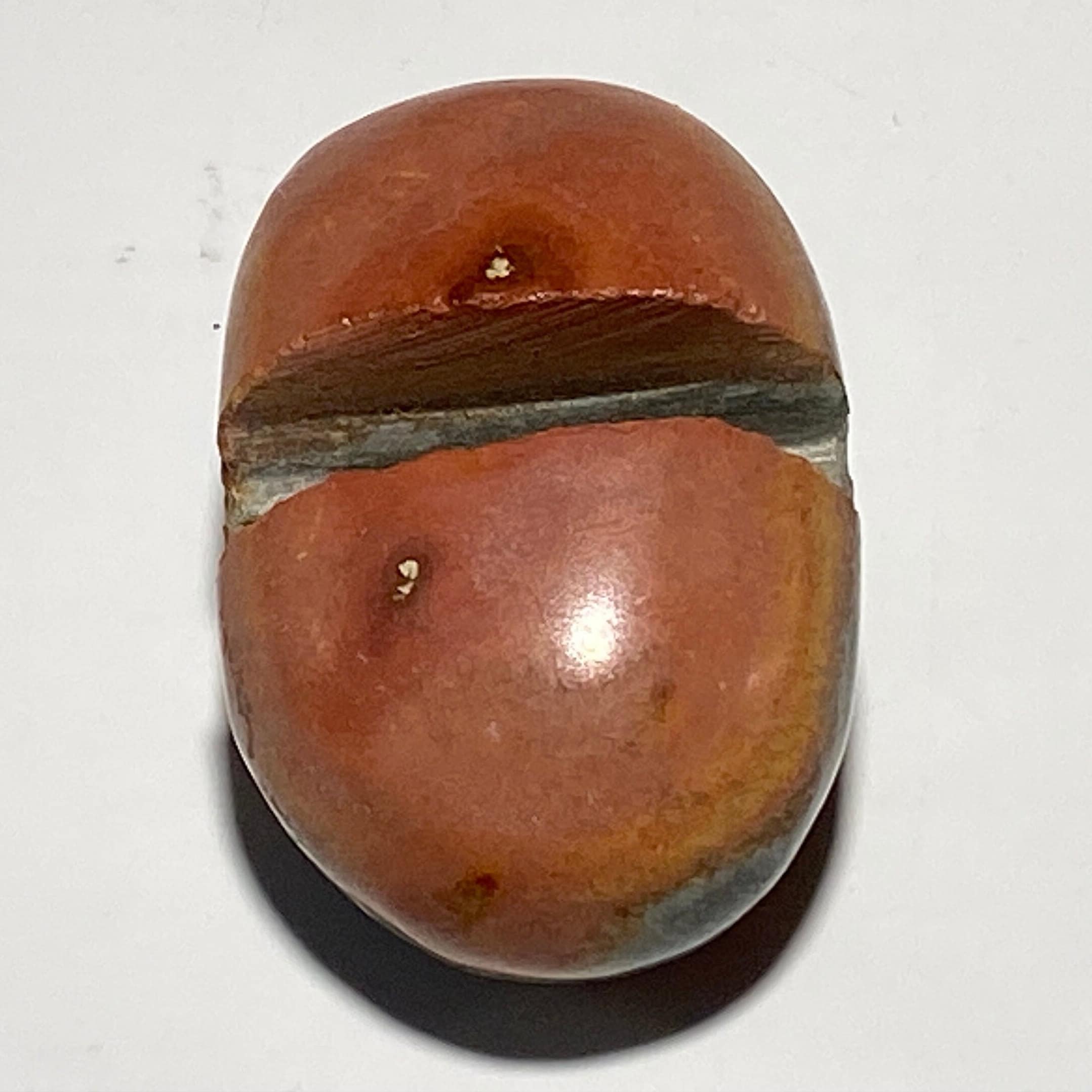 Business card holder, Polychrome jasper